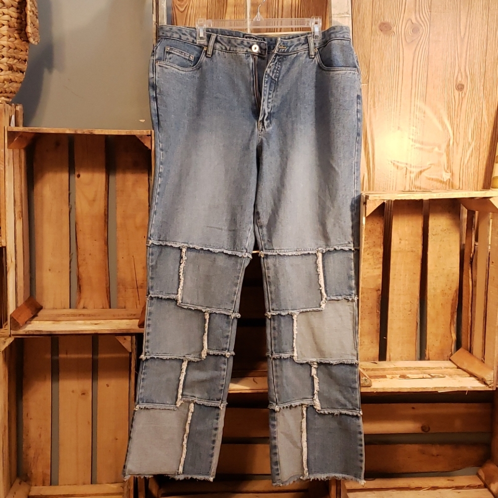 Wild Z JEANS patches pattern. Awesome Size 20